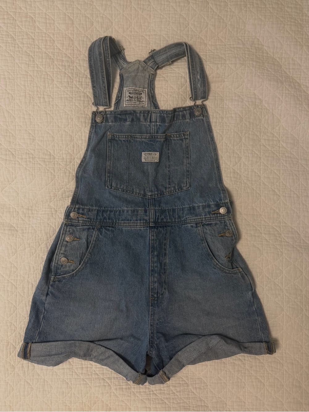 LEVI’S VINTAGE LIGHTWEIGHT SHORT-OVERALLS